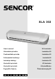 Sencor SLA 302 User Manual