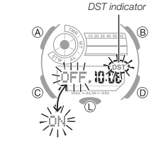 To change the Daylight Saving Time (summer time) setting