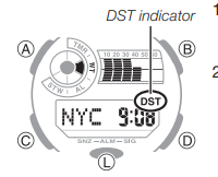 To specify standard time or daylight saving time (DST) for a city