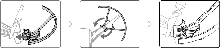 Mounting the Propeller Guards