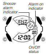 CASIO - G-SHOCK GA110 - To set an alarm time To set an alarm time