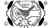 CASIO - G-SHOCK GA110 - To specify a distance value To specify a distance value