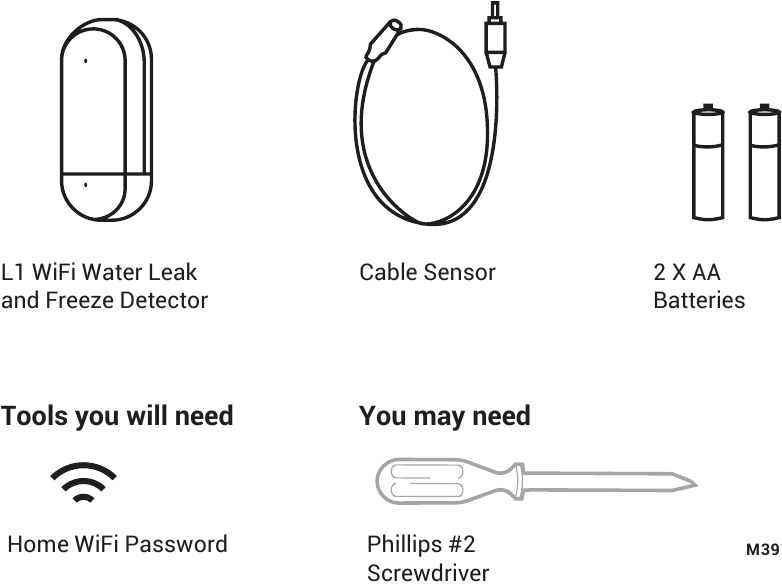 Resideo L1 WiFi Water Leak And Freeze Detector Installation Manual