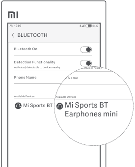 How to connect mi best sale sports bluetooth