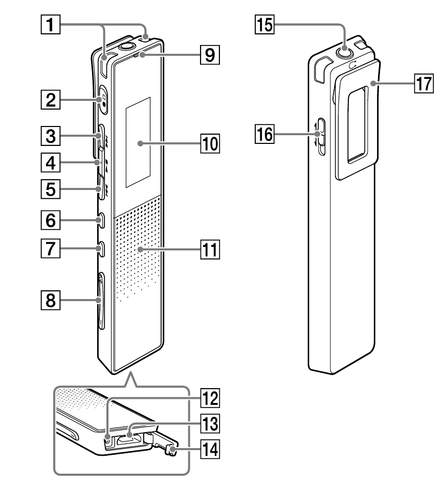 Parts and controls