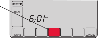 Advanced functions - Step 1 - Press the center key