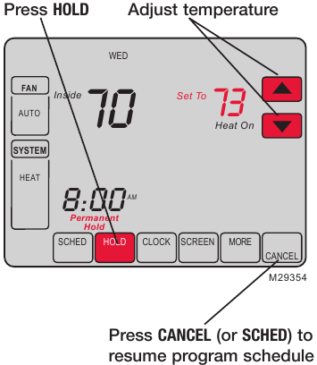 Program schedule override - Permanent