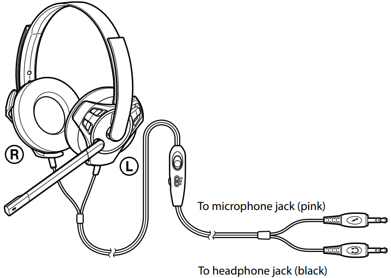 How to use - Step 1 - Connect the headphones