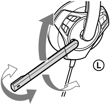 How to Use - Step 3 - Adjust a microphone position