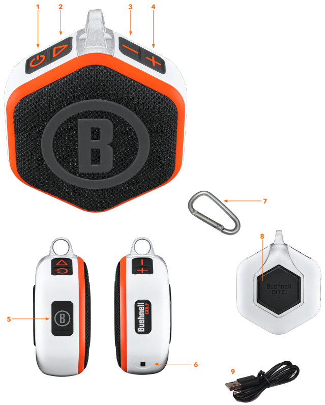 Bushnell GOLF Wingman Mini Bluetooth Speaker with Audible GPS Manual