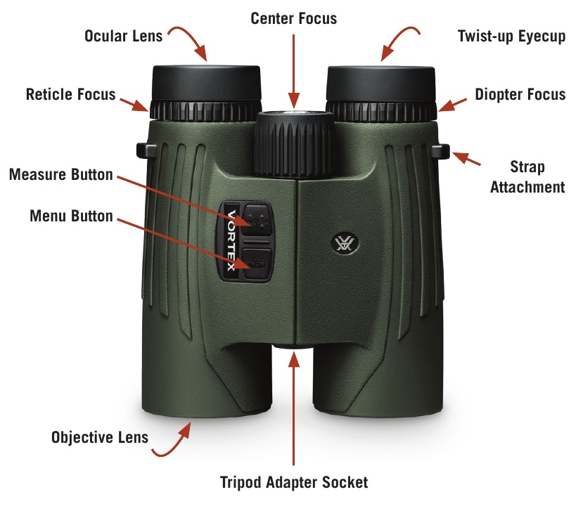 Vortex FURY HD 5000 LRF301 10x42 Laser Rangefinding Binoculars Manual