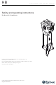 Epiroc HB 5800 Safety And Operating Instructions Manual