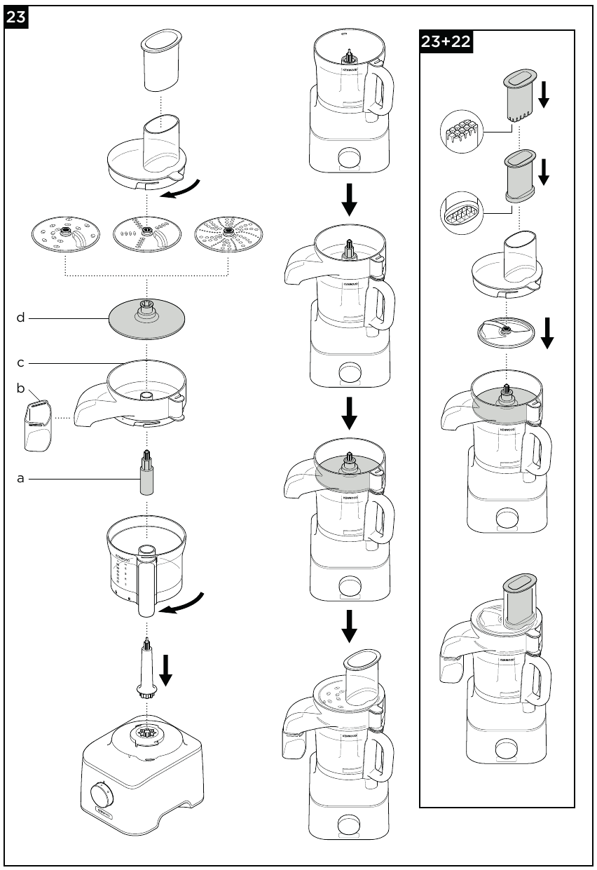 Kenwood FDM30 MultiPro Compact Food Processor Manual ManualsLib