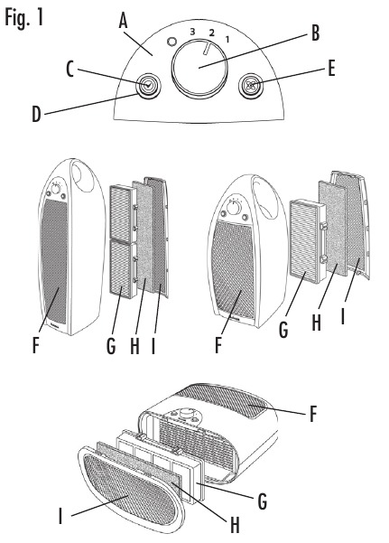 Holmes HAP9412B, HAP9240, HAP9412W, HAP9424W, HAP9424B Manual | ManualsLib