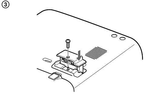 Installing and replacing the battery - Step 3