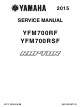 Yamaha RAPTOR YFM700RF 2015 Service Manual