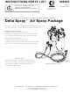 Graco Delta Spray 237409 Instructions-Parts List Manual