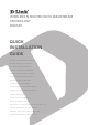 D-Link Whole Home Router 1000 Quick Installation Manual
