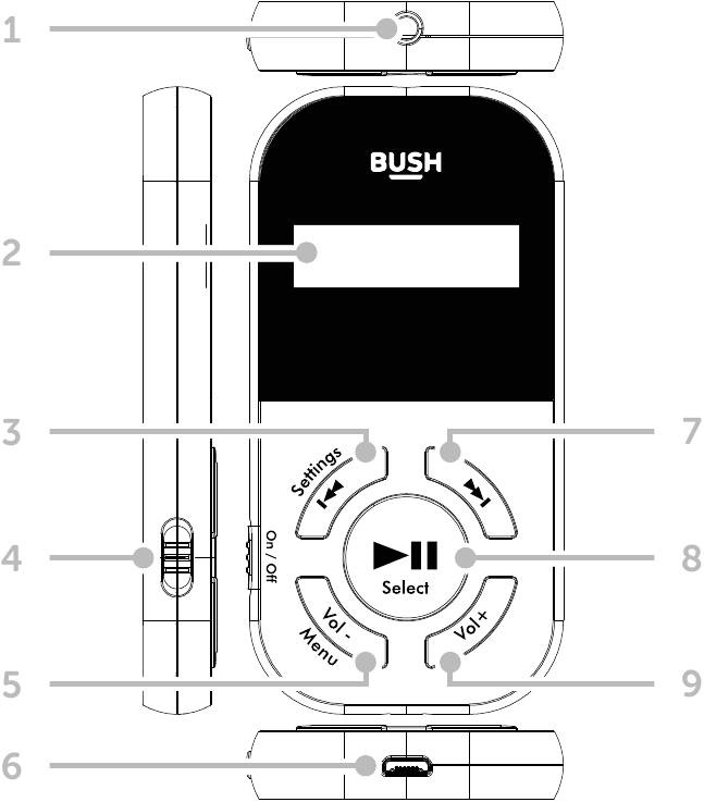Bush MP30 MP3 Player Manual ManualsLib