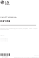LG DLG7401WE Owner's Manual