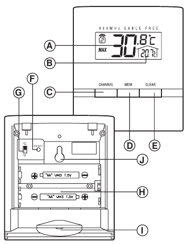 Oregon Scientific MTR101 - Mini Remote Thermometer Manual | ManualsLib