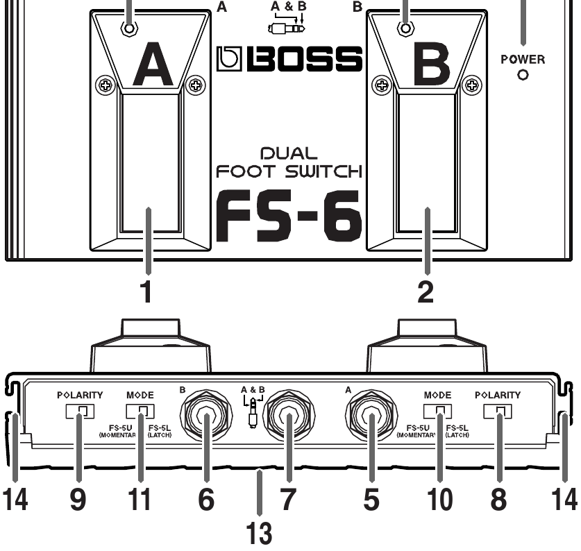 Футсвич boss fs 6 схема