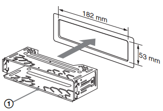 Mounting example - Step 1