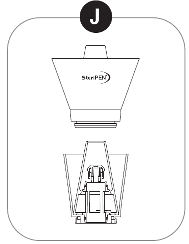 Kit Cartouche Filtrante Steripen FitsAll™ Avec Tasse, Entonnoir Et Guide - Neuf, Carton Abîmé
