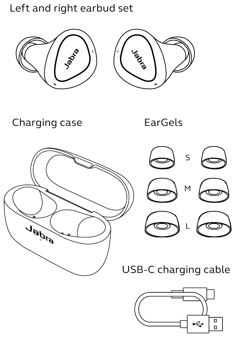 Jabra elite 75t charging case lights hot sale