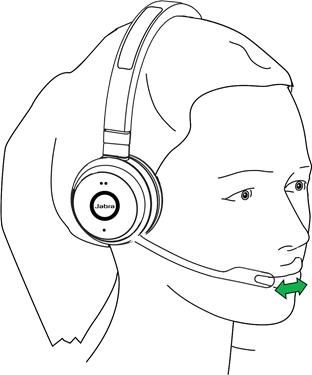 Position the microphone