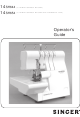 Singer 14SH654 Operator's Manual