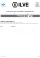 ILVE UPN76DMPBLP User Instructions, Installation, Maintenance