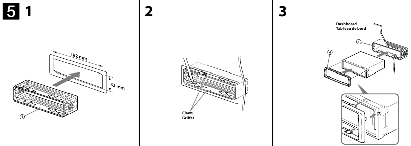 Sony CDX-GT650UI - FM/AM Car Receiver Installation, Connections ...