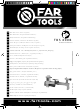 Far Tools TBS 400B Original Manual Translation