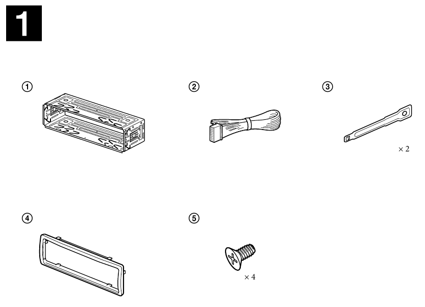 Sony CDXGT65UIW FM/AM Car Receiver Installation, Connections