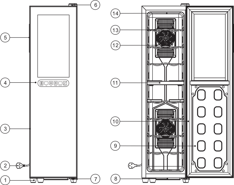Koolatron WC18MG Dual Zone Wine Cellar 18bottle Manual ManualsLib