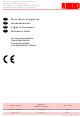 Riello RL 250 TL Installation, Use And Maintenance Instructions