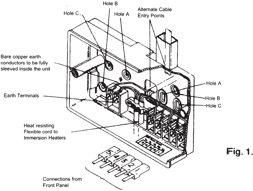 Horstmann Electronic 7 - Water Heating Control Installation | ManualsLib