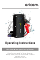 Oricom JSP1200 Operating Instructions Manual