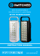SWITCHED SWD-50003-BK Instruction Manual