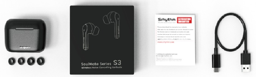 Srhythm S3 - Wireless Stereo Earbuds Soulmate Series Manual | ManualsLib