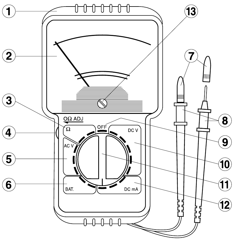 Actron CP7849 - Analog Multimeter Manual | ManualsLib