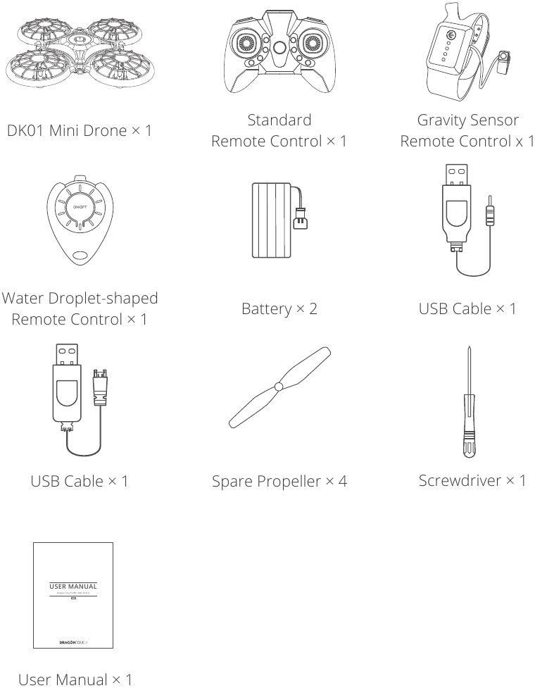 Dragon Touch DK01 Mini Drone Manual ManualsLib