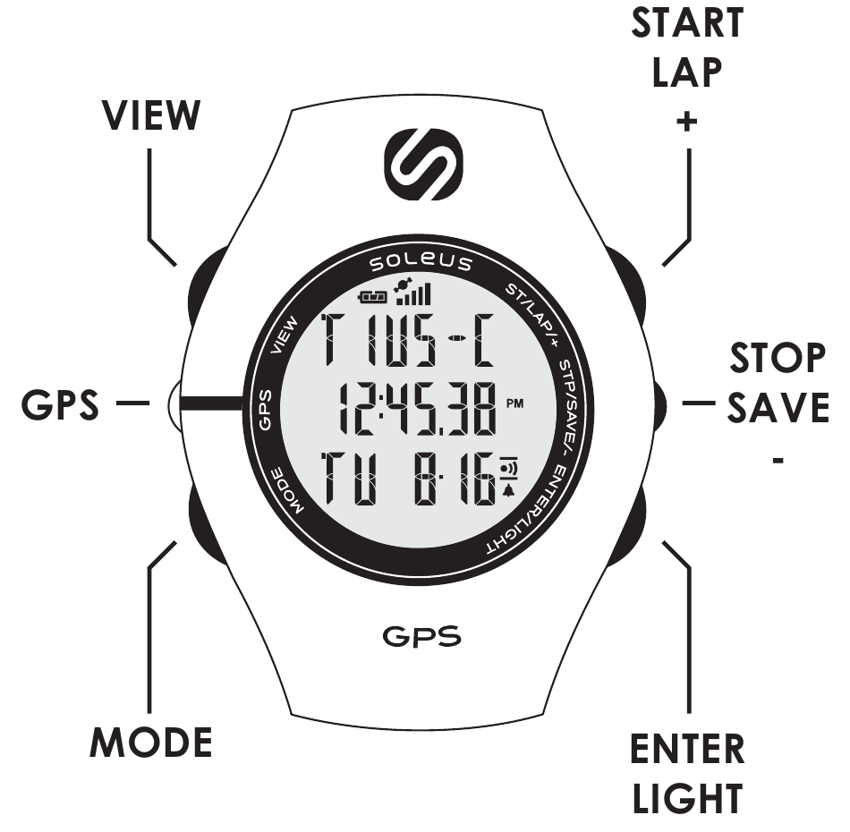 Soleus GPS 1.0 SG001 GPS Watch Manual ManualsLib