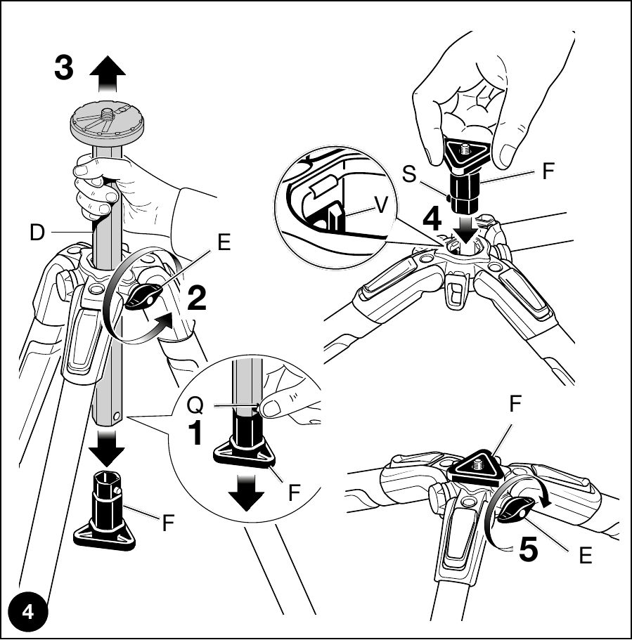 Manfrotto MT190X3 Tripod Instructions ManualsLib