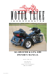 Motor Trike GTX-1200 Owner's Manual