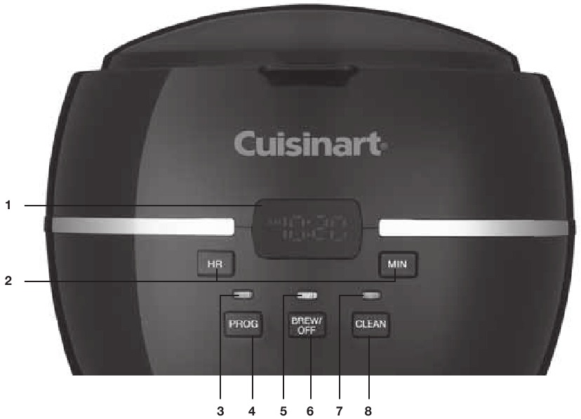 Cuisinart DCC1500 Series 12Cup Programmable Coffeemaker Manual