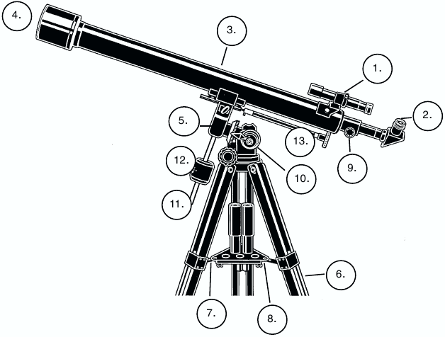 Bushnell 78-950 - Telescope 60mm Refractor Manual | ManualsLib