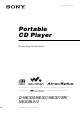 Sony WALKMAN D-NE309LIVE2 Operating Instructions Manual