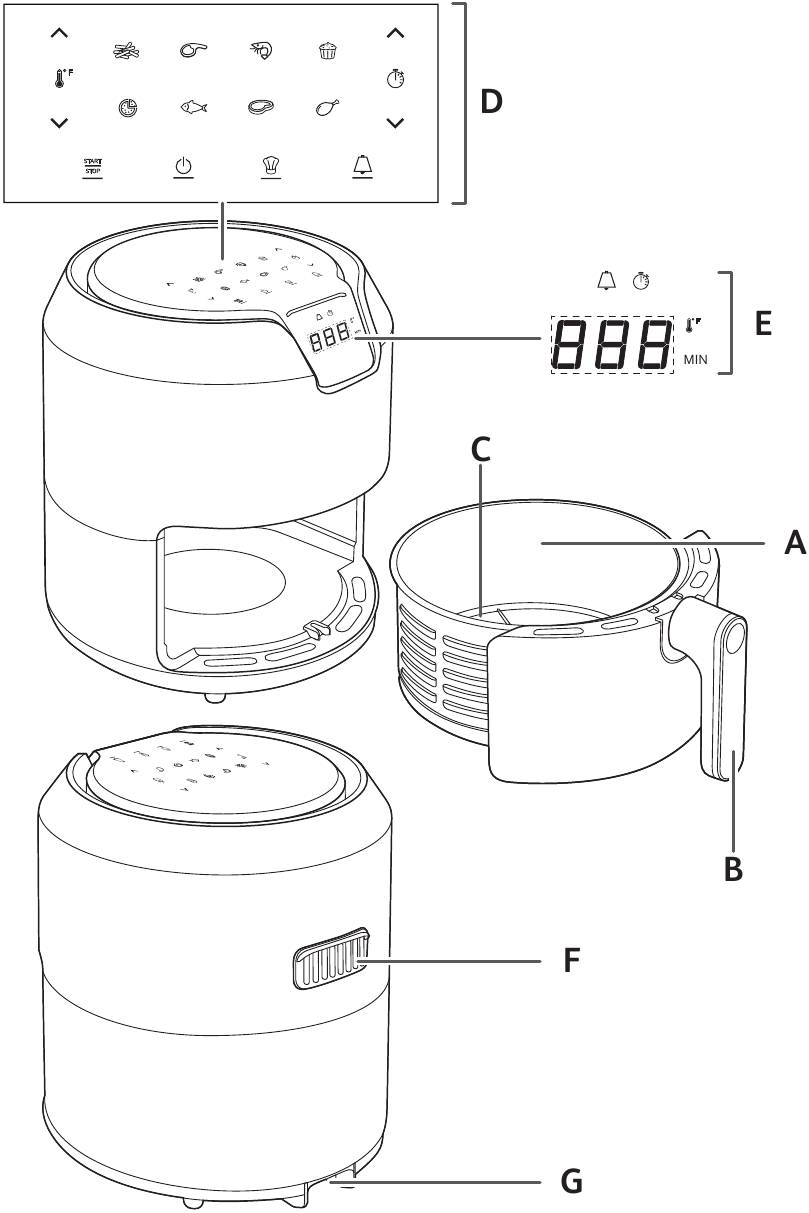 KRUPS EY401 XL Air Fryer 4.2L Manual ManualsLib